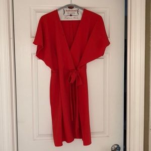 Topshop wrap mini dress